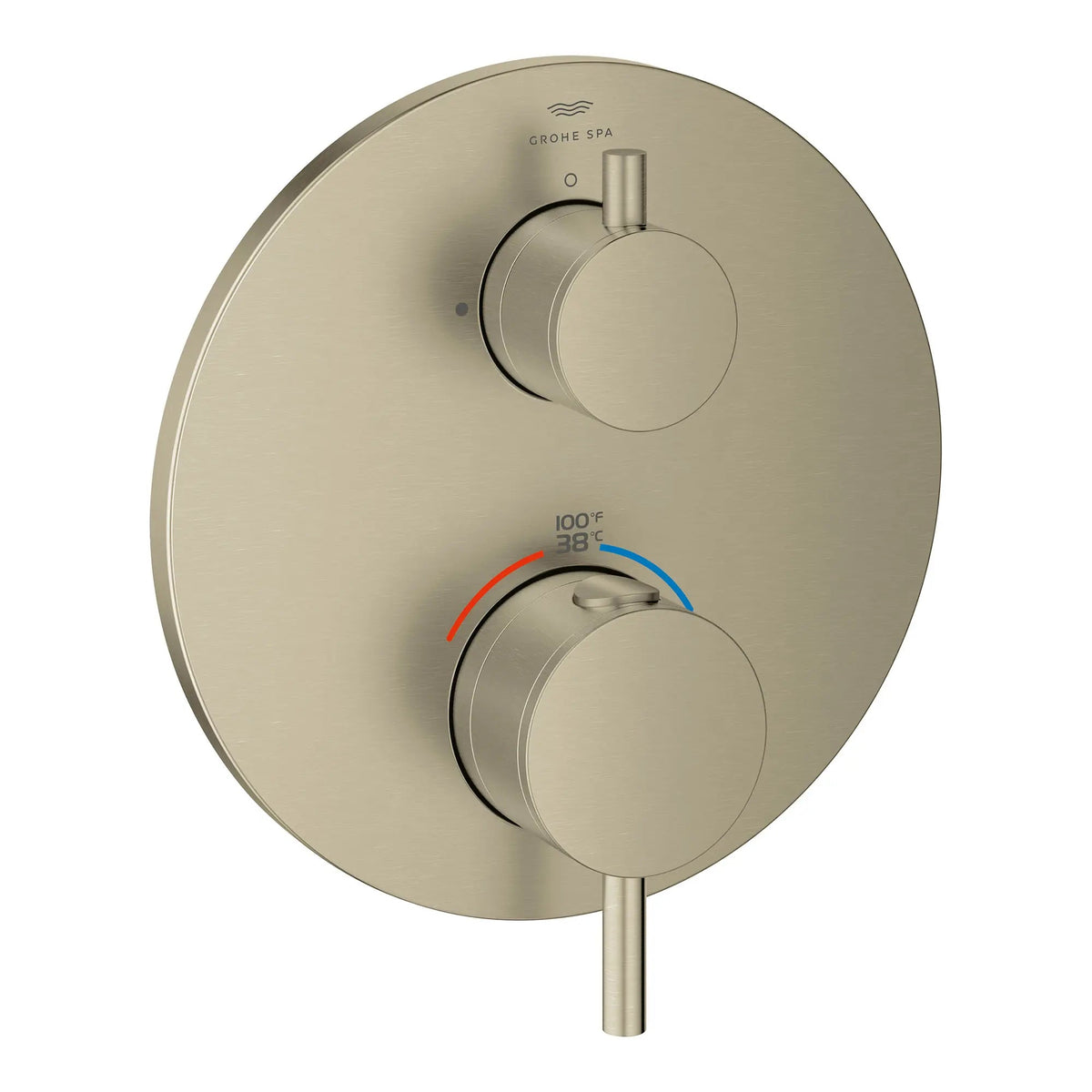Grohe Atrio New Single Function 2-Handle Thermostatic Brushed Nickel Infinity Valve Trim