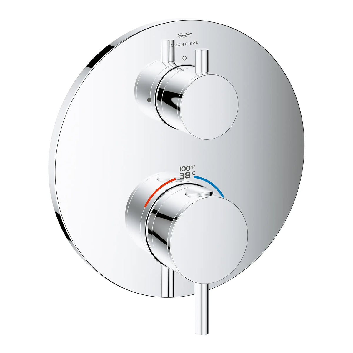 Grohe Atrio New Single Function 2-Handle Thermostatic StarLight Chrome Valve Trim