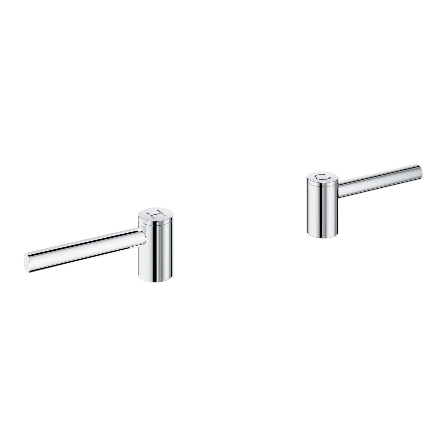 Grohe Atrio StarLight Chrome Lever Handles For Sink Faucet (Pair)