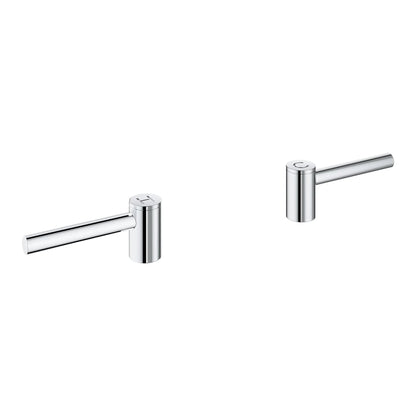 Grohe Atrio StarLight Chrome Lever Handles For Sink Faucet (Pair)