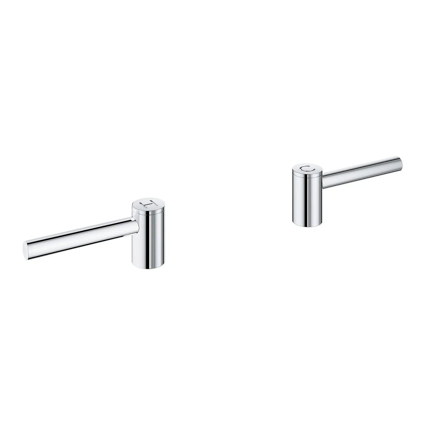 Grohe Atrio StarLight Chrome Lever Handles For Sink Faucet (Pair)