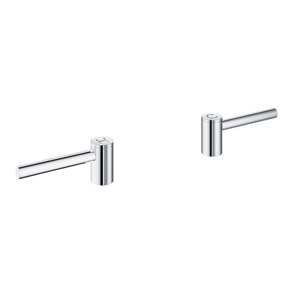 Grohe Atrio StarLight Chrome Lever Handles For Sink Faucet (Pair)