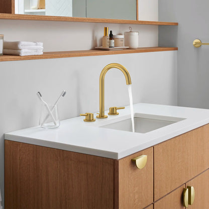 Grohe Concetto 1.2 GPM 8" Widespread Two Handle Brushed Cool Sunrise Faucet