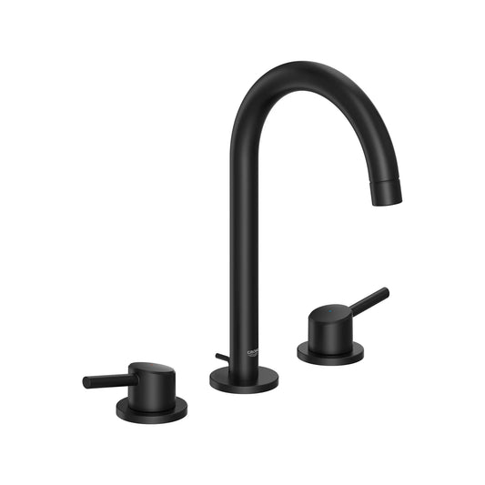 Grohe Concetto 1.2 GPM 8" Widespread Two Handle Matte Black Faucet