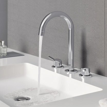 Grohe Concetto 1.2 GPM 8" Widespread Two Handle StarLight Chrome Faucet
