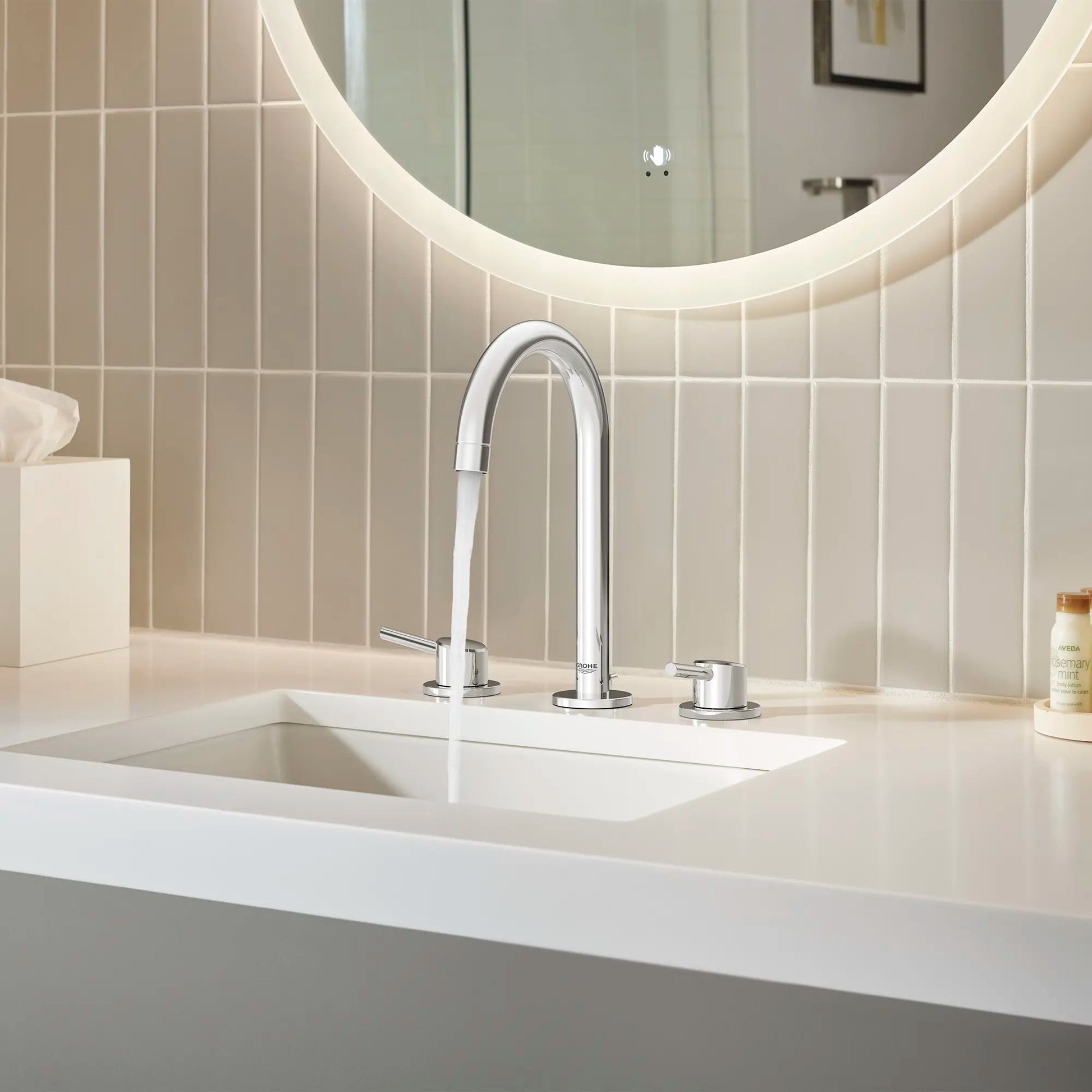 Grohe Concetto 1.2 GPM 8" Widespread Two Handle StarLight Chrome Faucet
