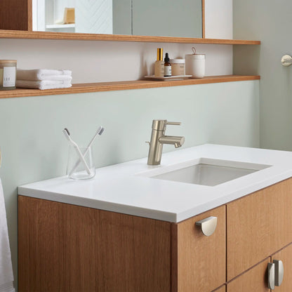 Grohe Concetto 1.2 GPM Single Hole Single Handle Brushed Nickel Infinity Faucet