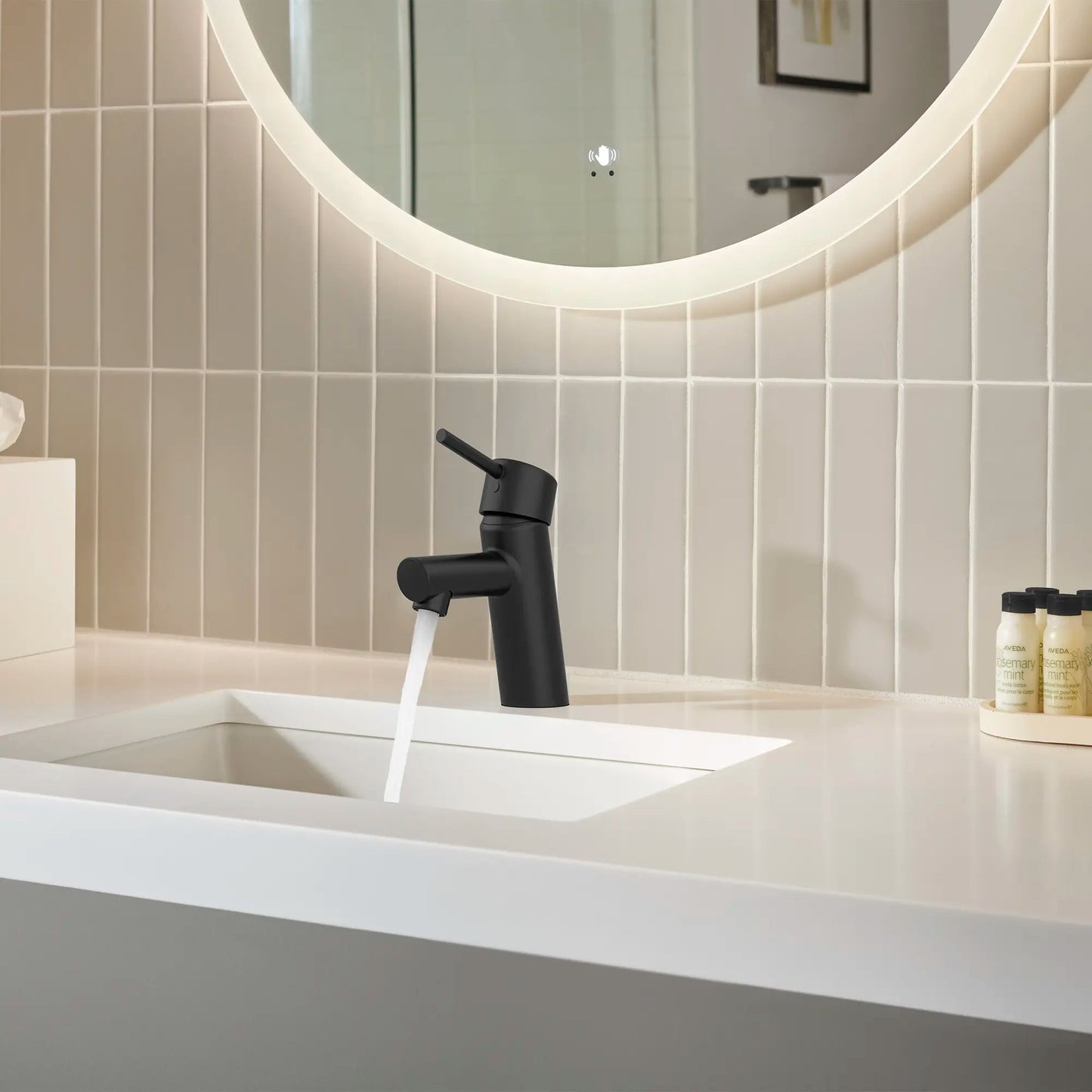 Grohe Concetto 1.2 GPM Single Hole Single Handle Matte Black Faucet