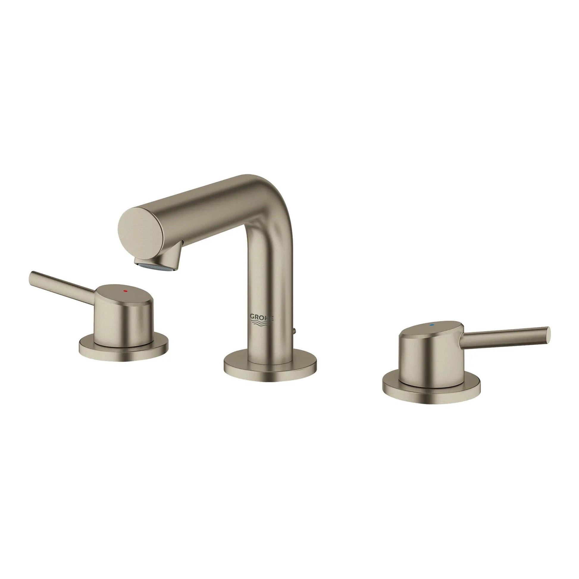 Grohe Concetto™ 8" 1.2 GPM Two-Handle Widespread Brushed Nickel Infinity Faucet