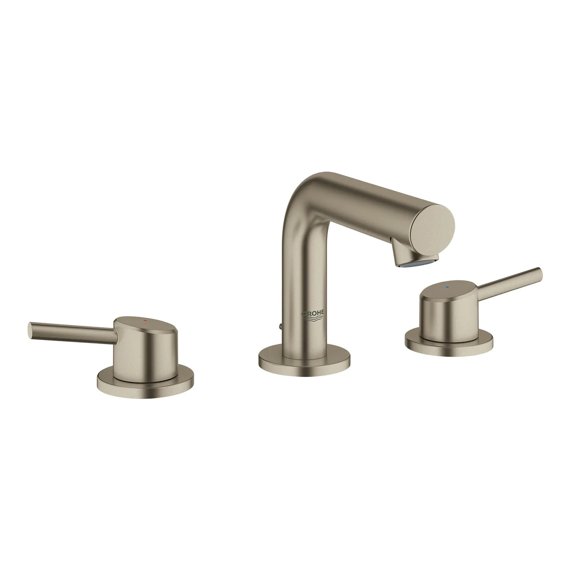 Grohe Concetto™ 8" 1.2 GPM Two-Handle Widespread Brushed Nickel Infinity Faucet