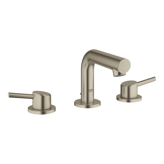 Grohe Concetto™ 8" 1.2 GPM Two-Handle Widespread Brushed Nickel Infinity Faucet