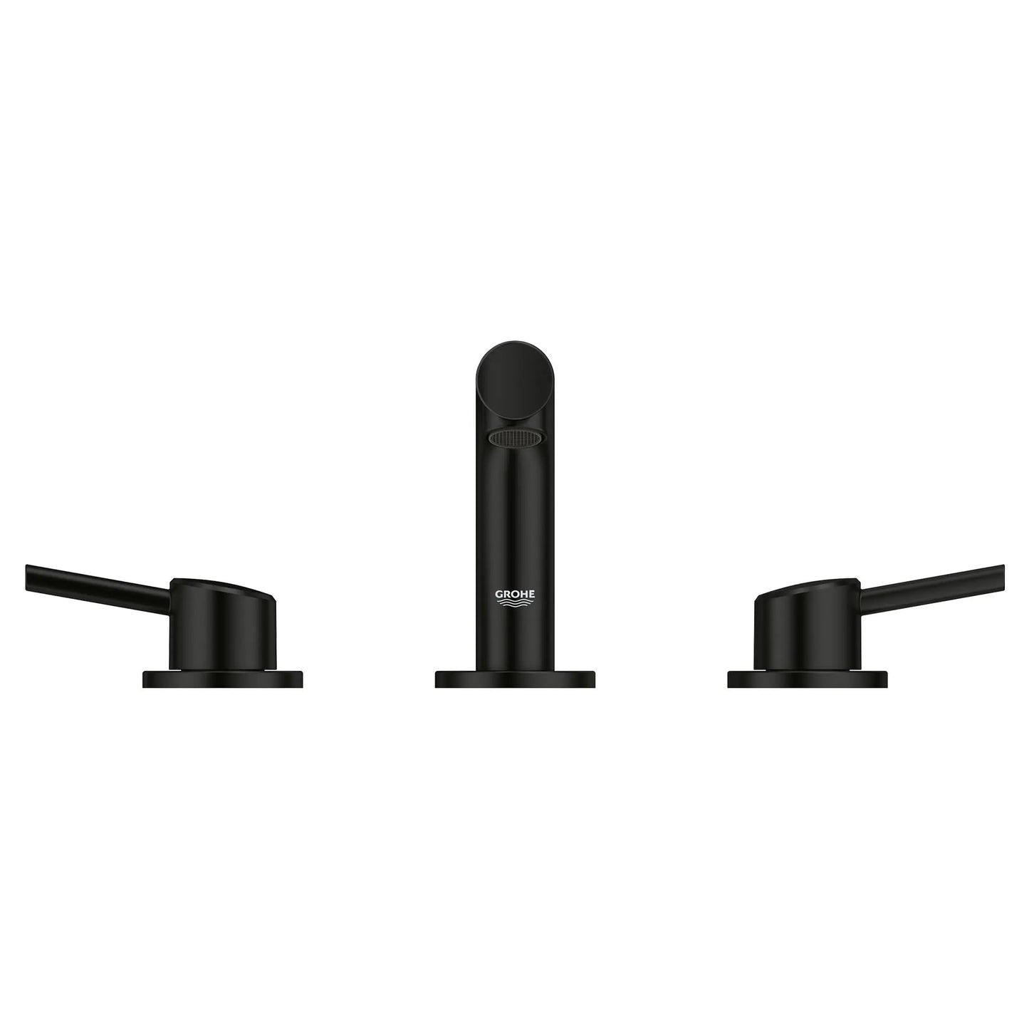 Grohe Concetto™ 8" 1.2 GPM Two-Handle Widespread Matte Black Faucet
