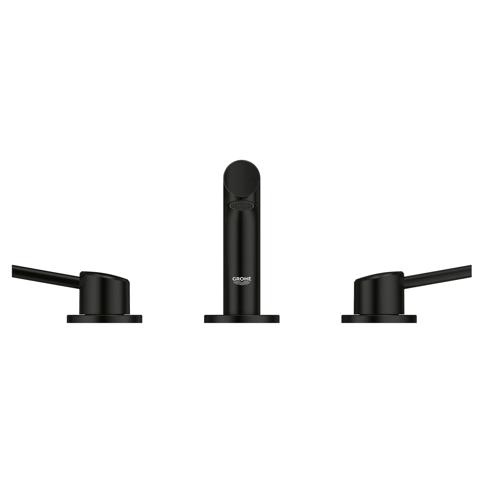 Grohe Concetto™ 8" 1.2 GPM Two-Handle Widespread Matte Black Faucet