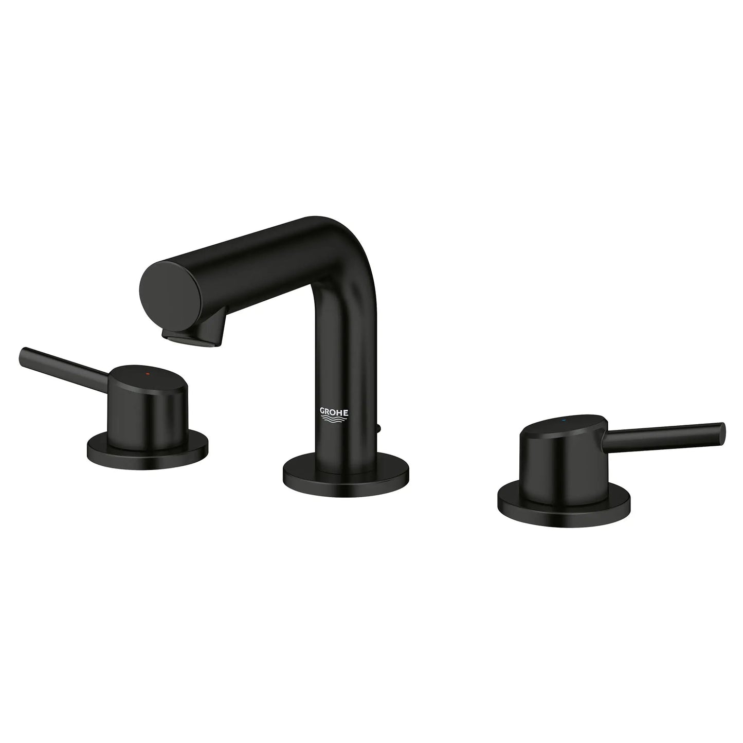 Grohe Concetto™ 8" 1.2 GPM Two-Handle Widespread Matte Black Faucet