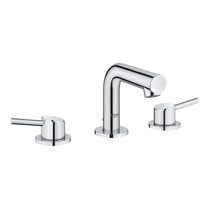 Grohe Concetto™ 8" 1.2 GPM Two-Handle Widespread StarLight Chrome Faucet