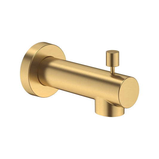 Grohe Concetto™ Brass Construction Brushed Cool Sunrise Wall Mount Diverter Tub Spout
