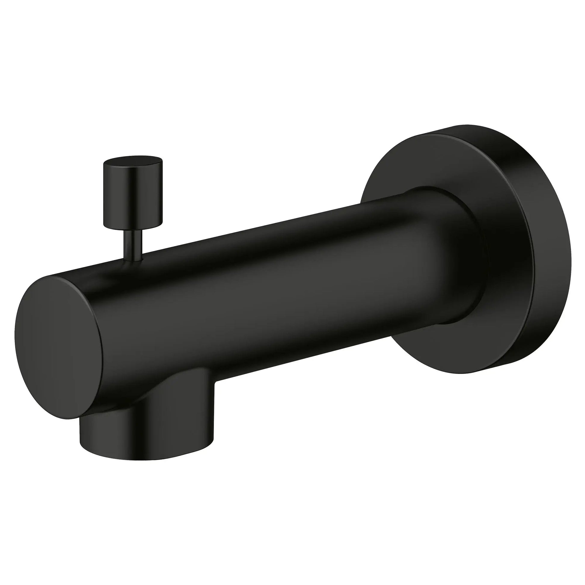 Grohe Concetto™ Brass Construction Matte Black Wall Mount Diverter Tub Spout