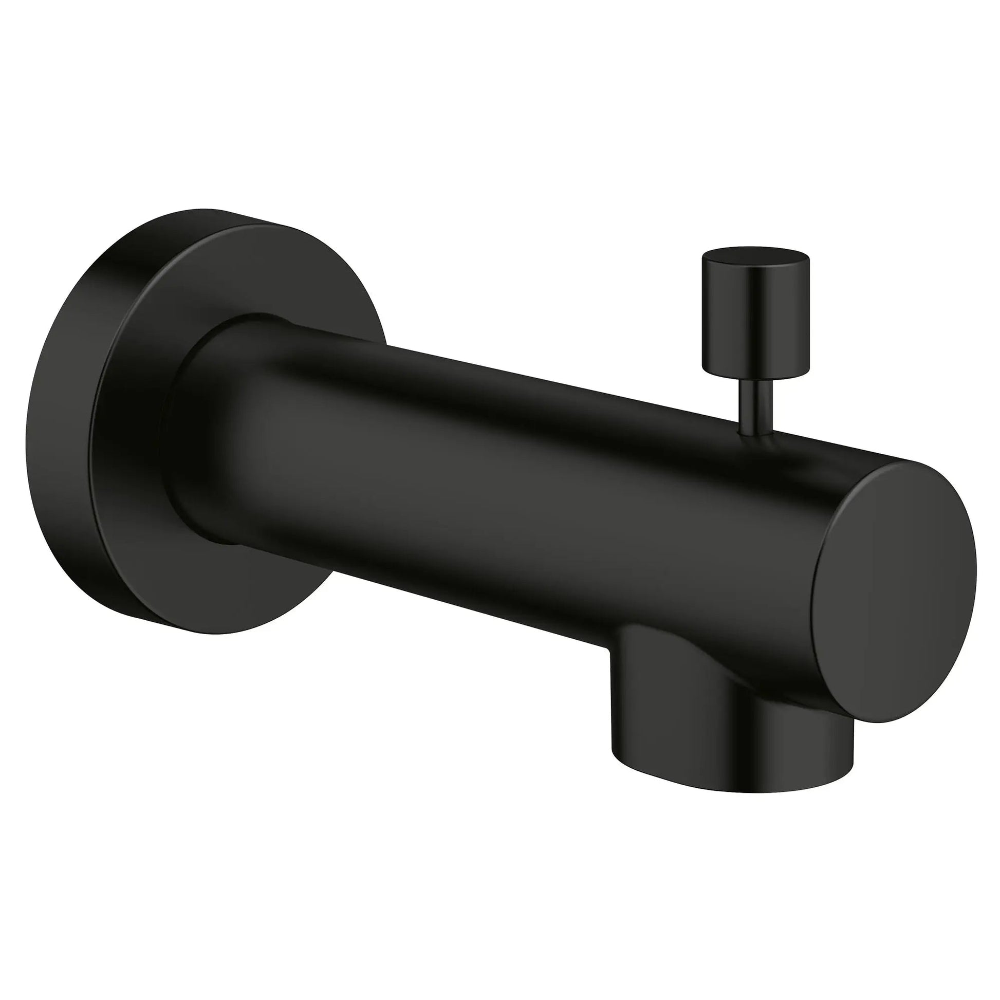 Grohe Concetto™ Brass Construction Matte Black Wall Mount Diverter Tub Spout