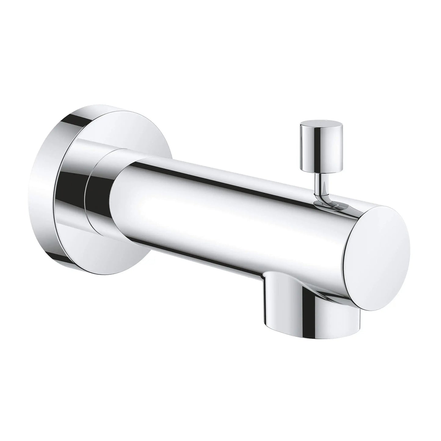 Grohe Concetto™ Brass Construction StarLight Chrome Wall Mount Diverter Tub Spout