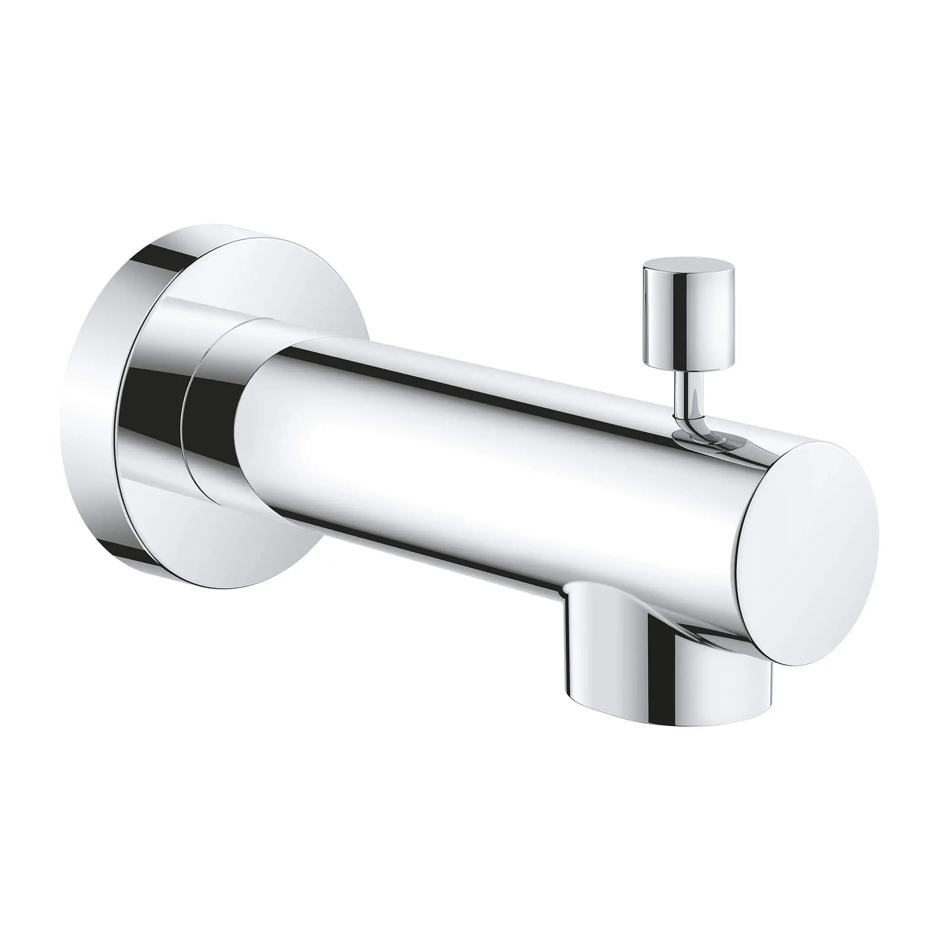 Grohe Concetto™ Brass Construction StarLight Chrome Wall Mount Diverter Tub Spout