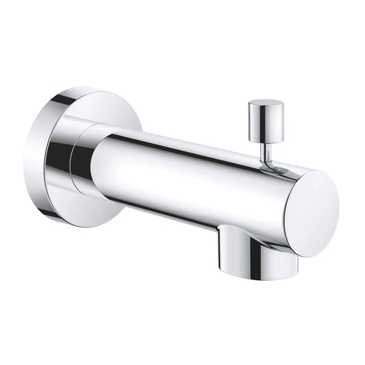 Grohe Concetto™ Brass Construction StarLight Chrome Wall Mount Diverter Tub Spout