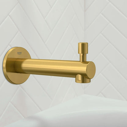 Grohe Concetto™ Brushed Cool Sunrise Wall Mount Diverter Tub Spout