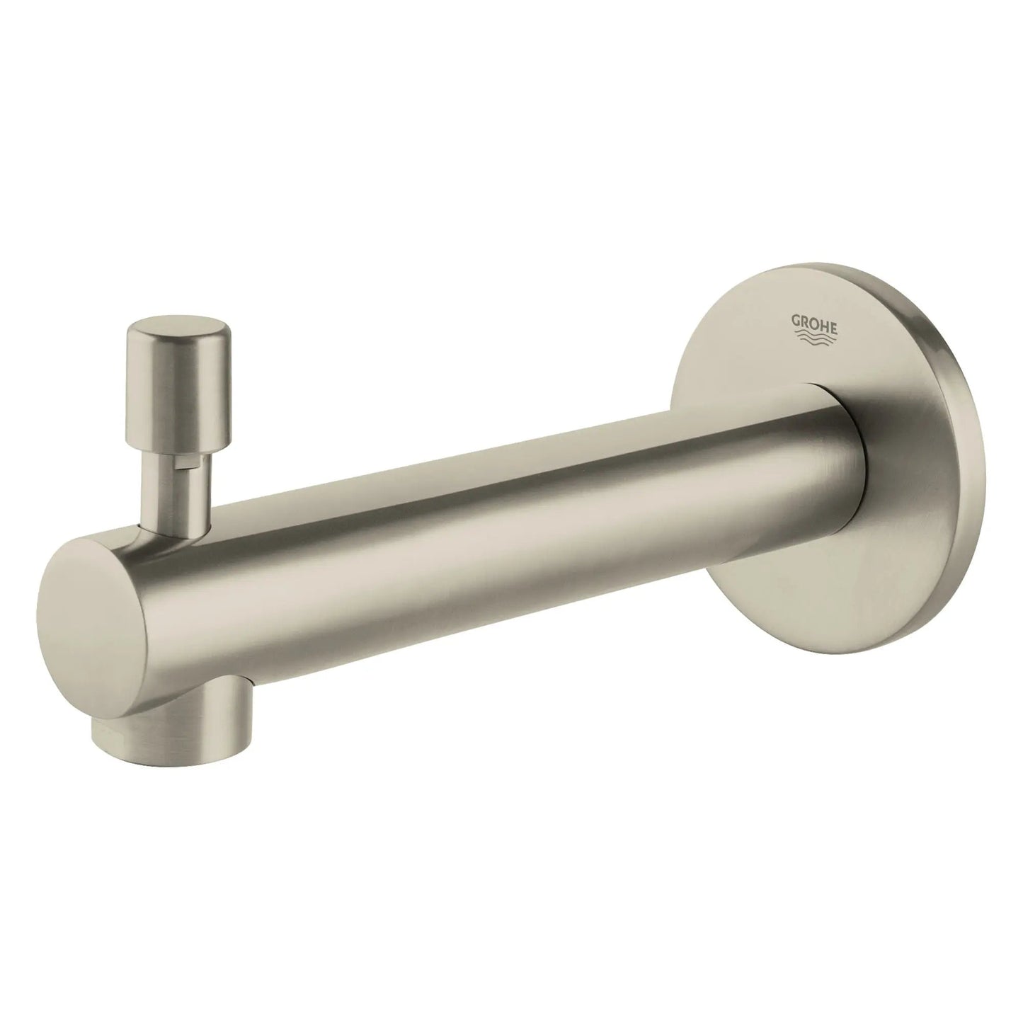 Grohe Concetto™ Brushed Nickel Infinity Wall Mount Diverter Tub Spout