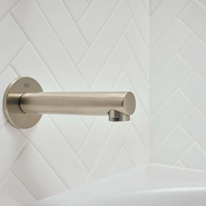 Grohe Concetto™ Brushed Nickel Infinity Wall Mount Tub Spout