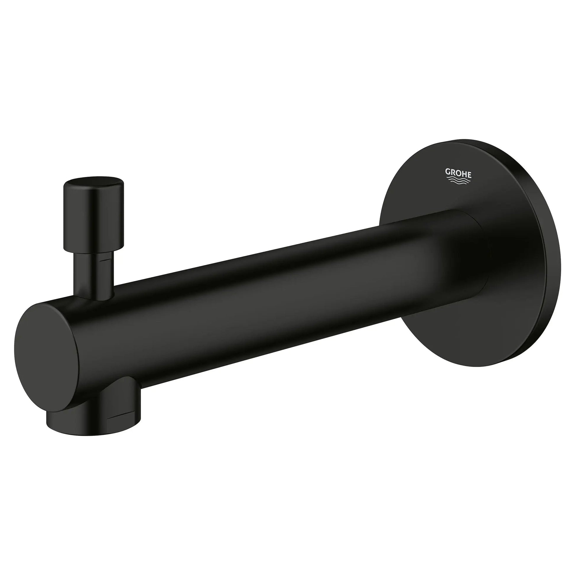Grohe Concetto™ Matte Black Wall Mount Diverter Tub Spout
