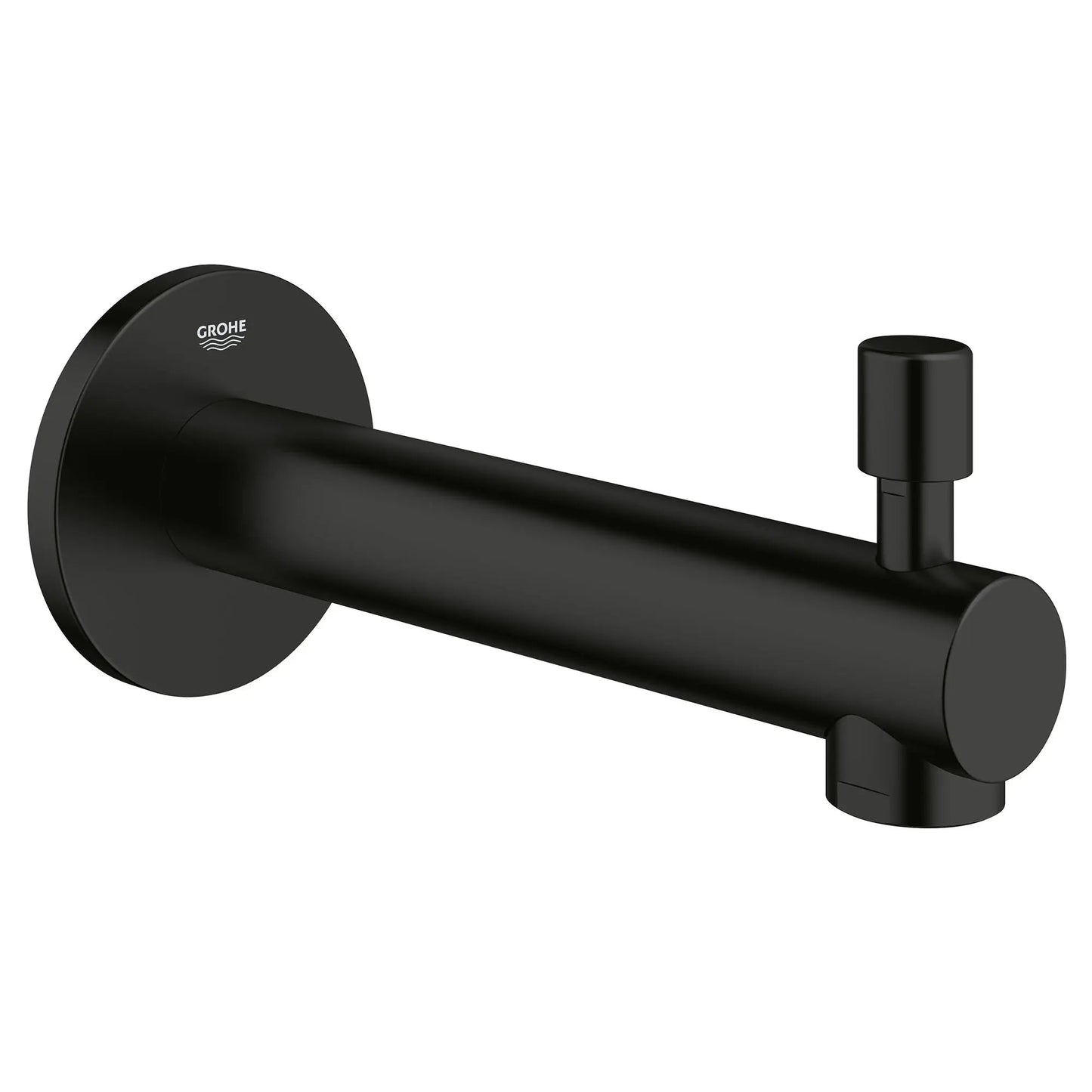Grohe Concetto™ Matte Black Wall Mount Diverter Tub Spout