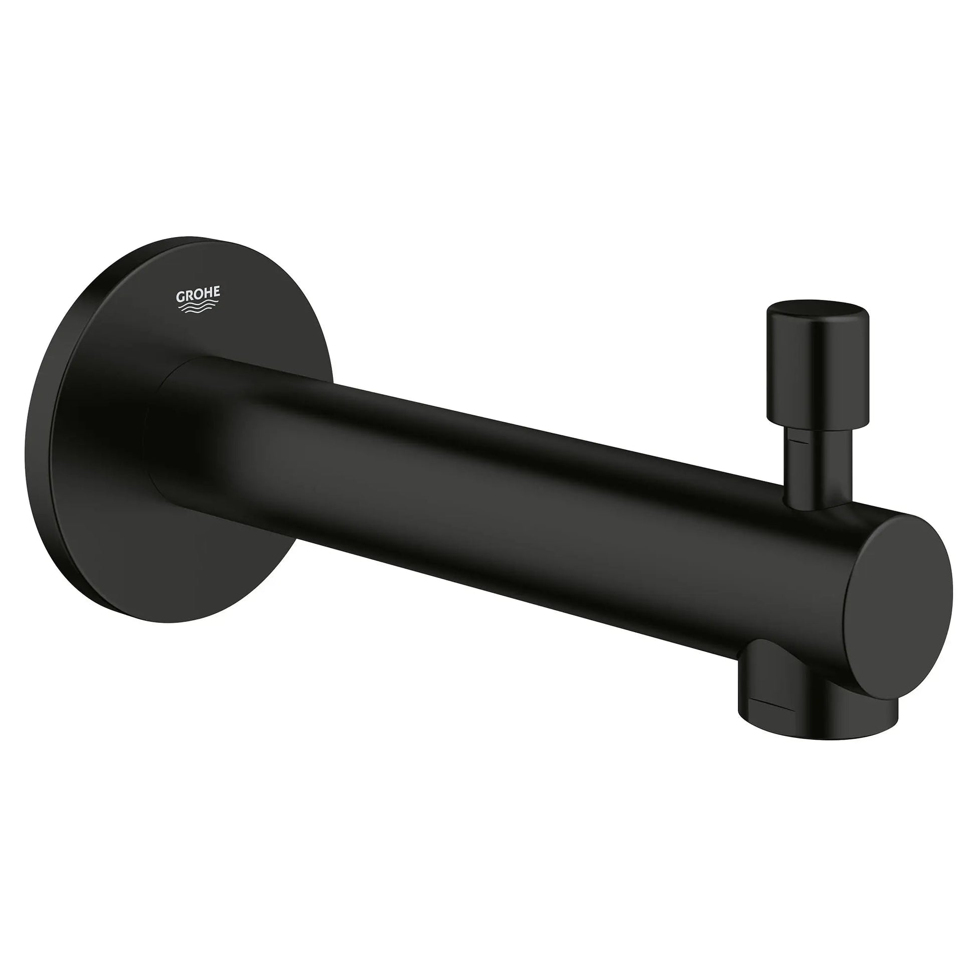 Grohe Concetto™ Matte Black Wall Mount Diverter Tub Spout