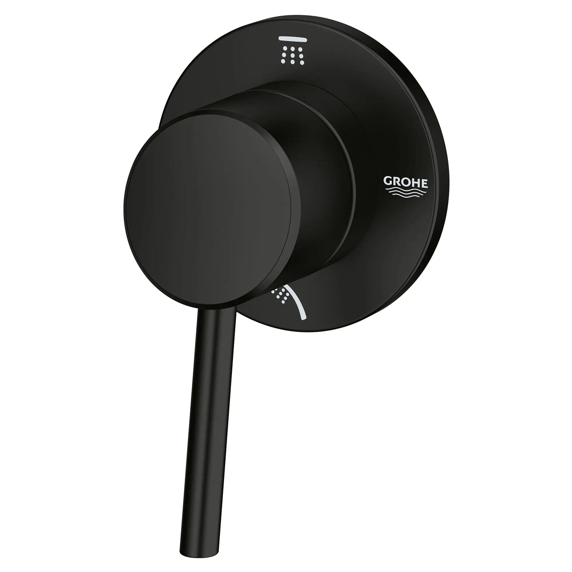 Grohe Concetto™ Metal Lever Handle Matte Black 2-Way Diverter Trim