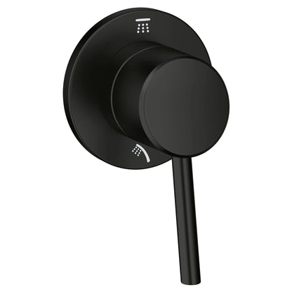 Grohe Concetto™ Metal Lever Handle Matte Black 2-Way Diverter Trim