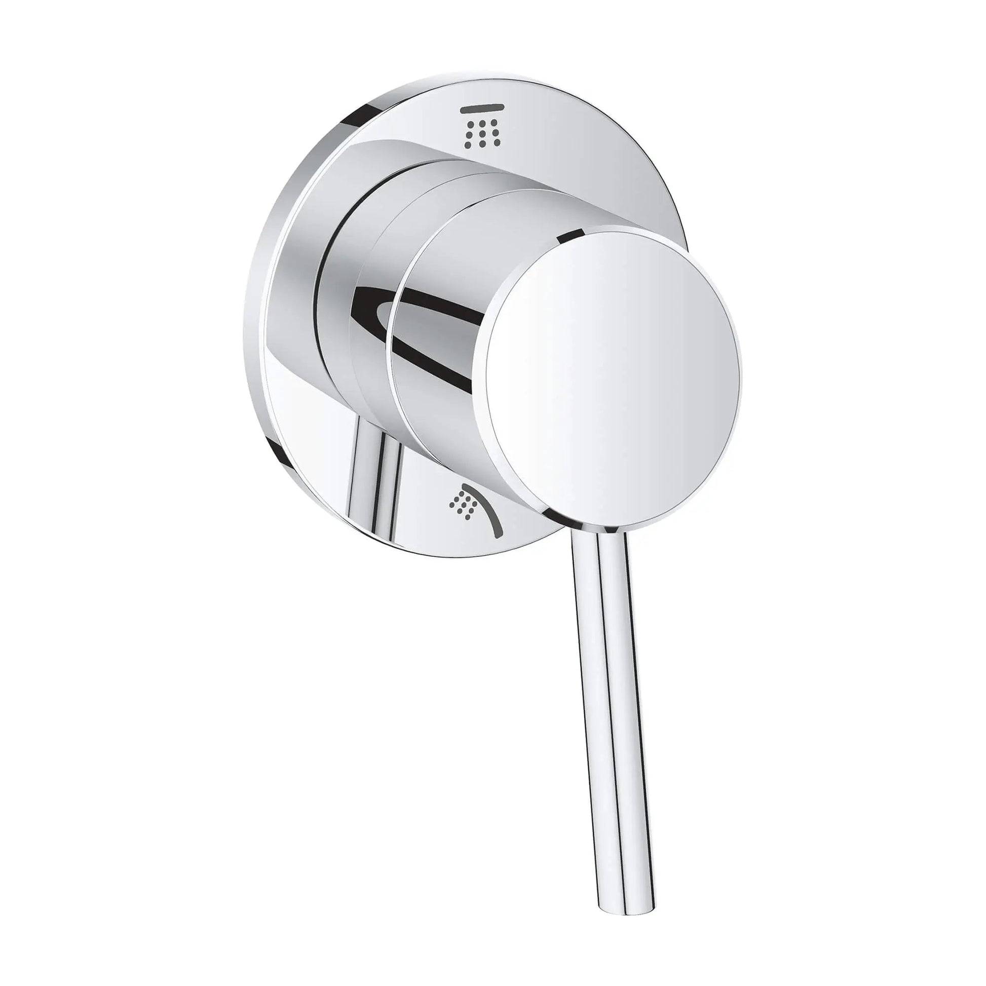 Grohe Concetto™ Metal Lever Handle StarLight Chrome 2-Way Diverter Trim