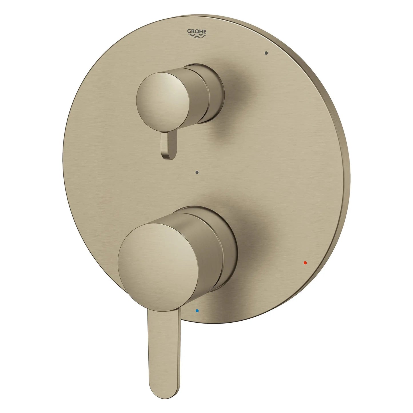 Grohe Cosmopolitan Pressure Balance Brushed Nickel Infinity Valve Trim With 2-Way Diverter and Cartridge