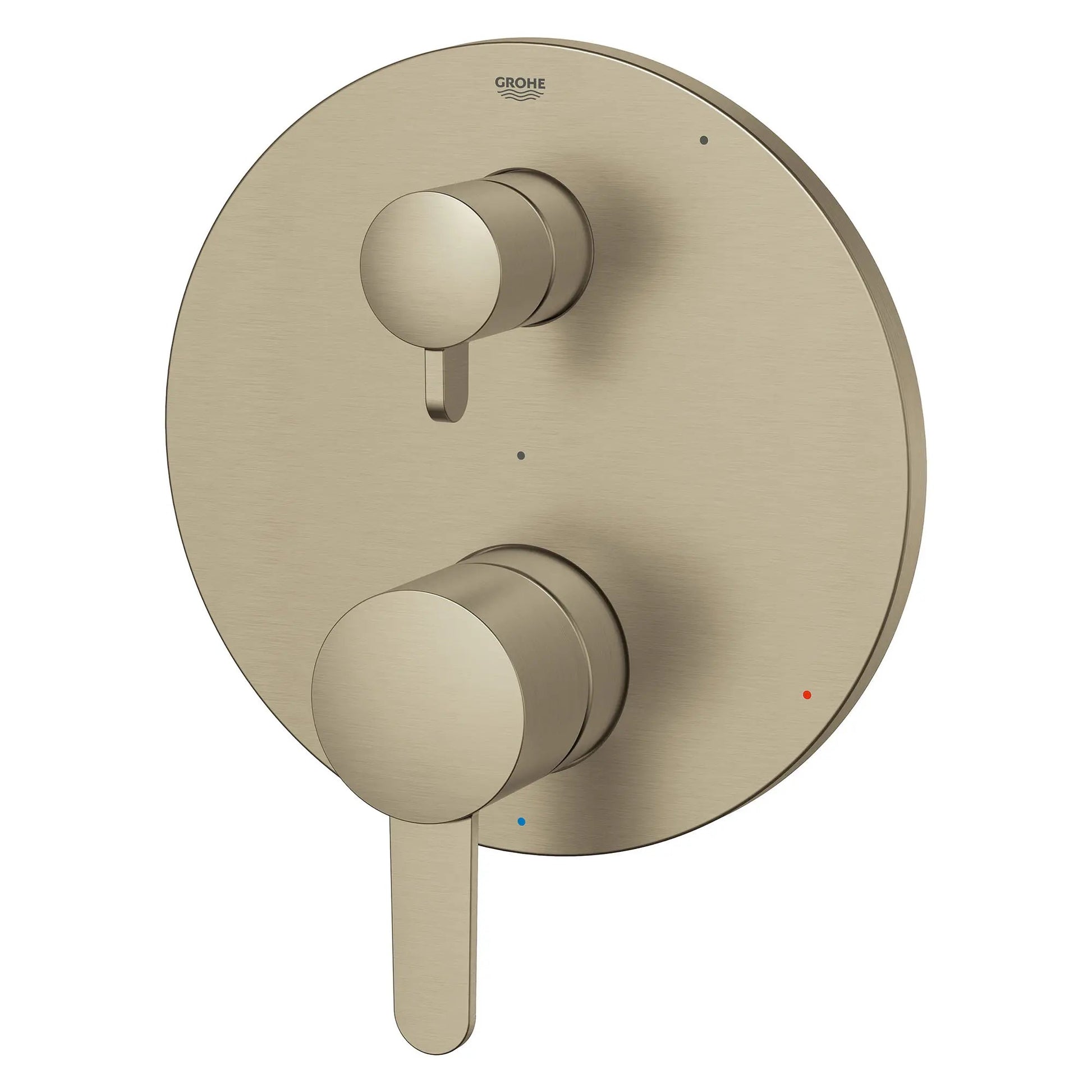 Grohe Cosmopolitan Pressure Balance Brushed Nickel Infinity Valve Trim With 2-Way Diverter and Cartridge