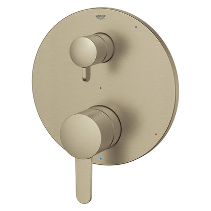 Grohe Cosmopolitan Pressure Balance Brushed Nickel Infinity Valve Trim With 2-Way Diverter and Cartridge