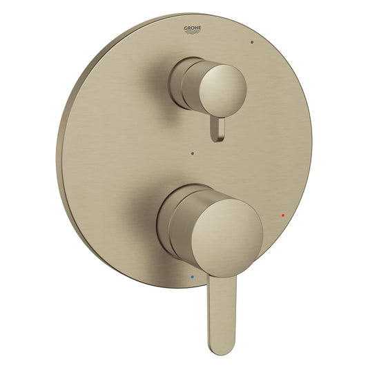 Grohe Cosmopolitan Pressure Balance Brushed Nickel Infinity Valve Trim With 2-Way Diverter and Cartridge