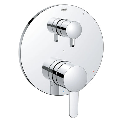 Grohe Cosmopolitan Pressure Balance StarLight Chrome Valve Trim With 2-Way Diverter and Cartridge