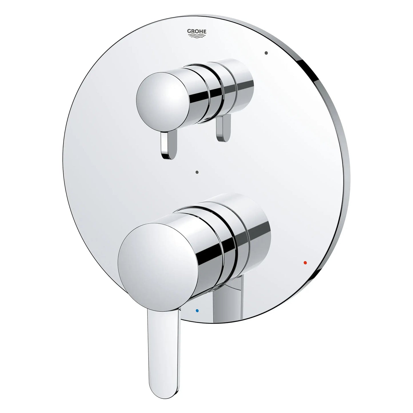 Grohe Cosmopolitan Pressure Balance StarLight Chrome Valve Trim With 2-Way Diverter and Cartridge
