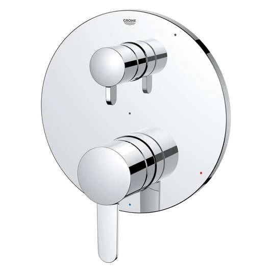 Grohe Cosmopolitan Pressure Balance StarLight Chrome Valve Trim With 2-Way Diverter and Cartridge
