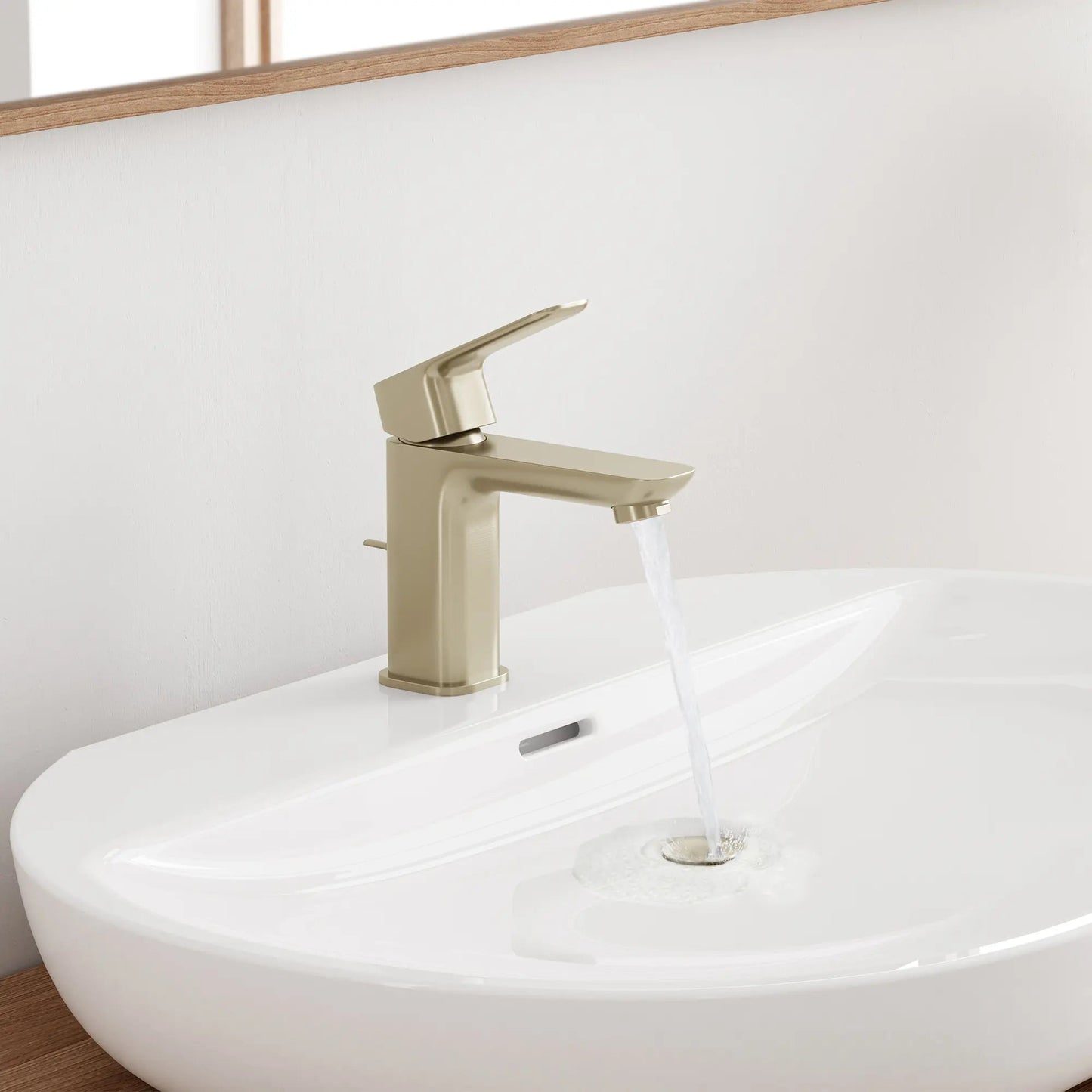 Grohe Cubeo 1.2 GPM Single Hole Single Handle Brushed Nickel Infinity Faucet