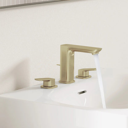 Grohe Cubeo 8" Two-Handle 1.2 GPM Brushed Nickel Infinity Widespread Faucet