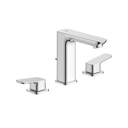 Grohe Cubeo 8" Two-Handle 1.2 GPM Star Light Chrome Widespread Faucet