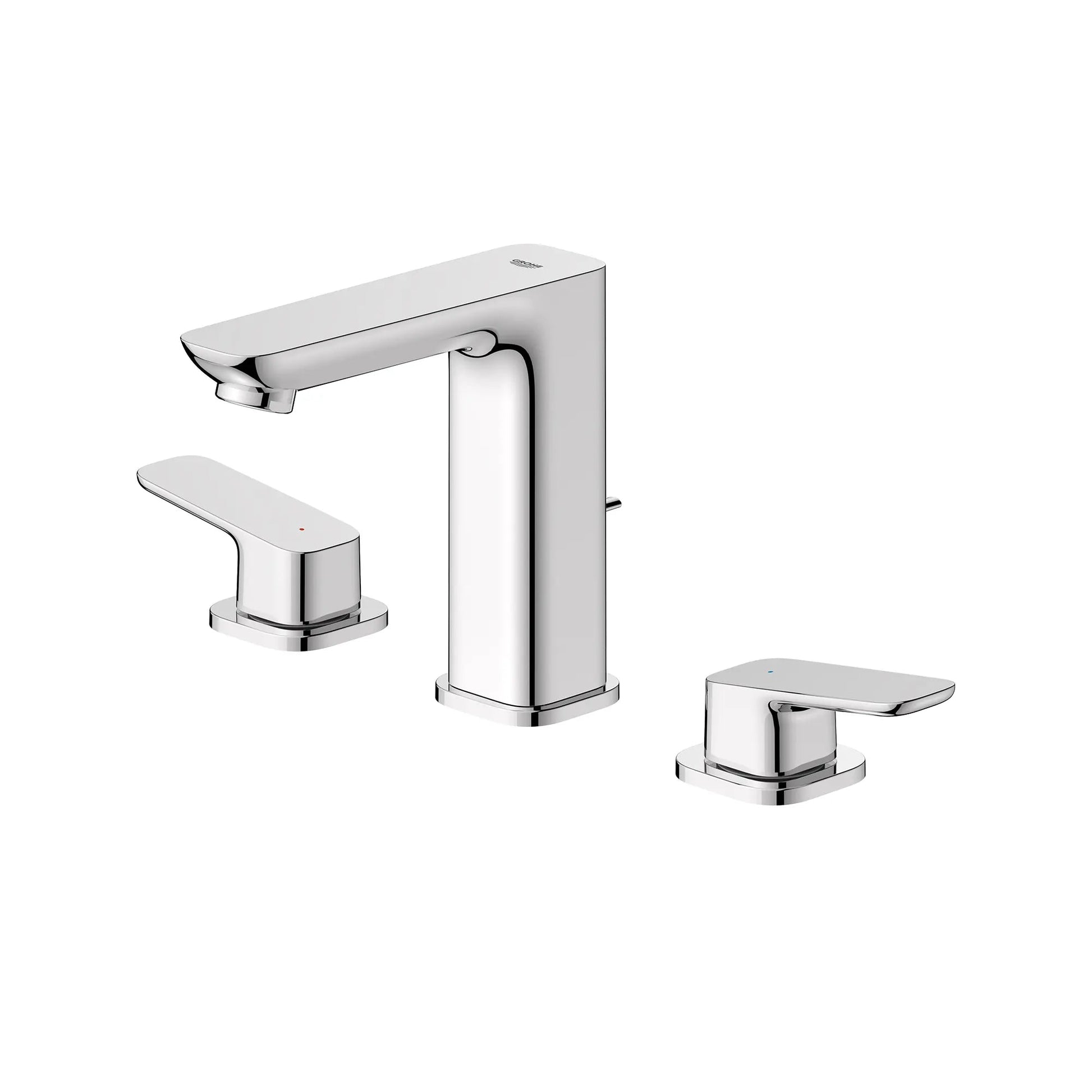 Grohe Cubeo 8" Two-Handle 1.2 GPM Star Light Chrome Widespread Faucet
