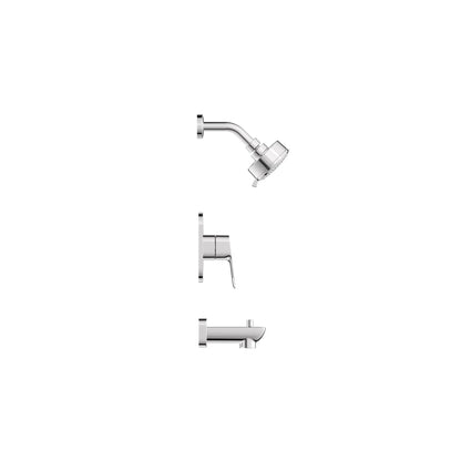 Grohe Cubeo Pressure Balance Valve StarLight Chrome Tub/Shower Trim Kit