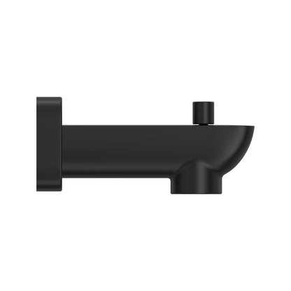Grohe Cubeo StarLight Matte Black Soft Square Shape Wall Mount Diverter Tub Spout