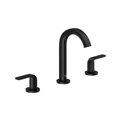 Grohe Defined 8" Two-Handle 1.2 GPM Matte Black Infinity Widespread Faucet