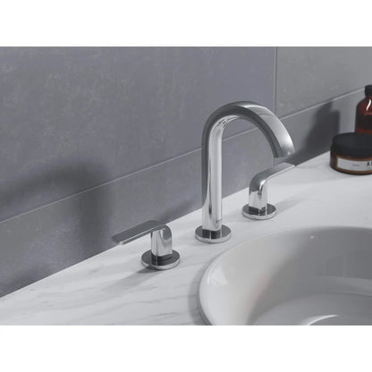 Grohe Defined 8" Two-Handle 1.2 GPM Star Light Chrome Widespread Faucet