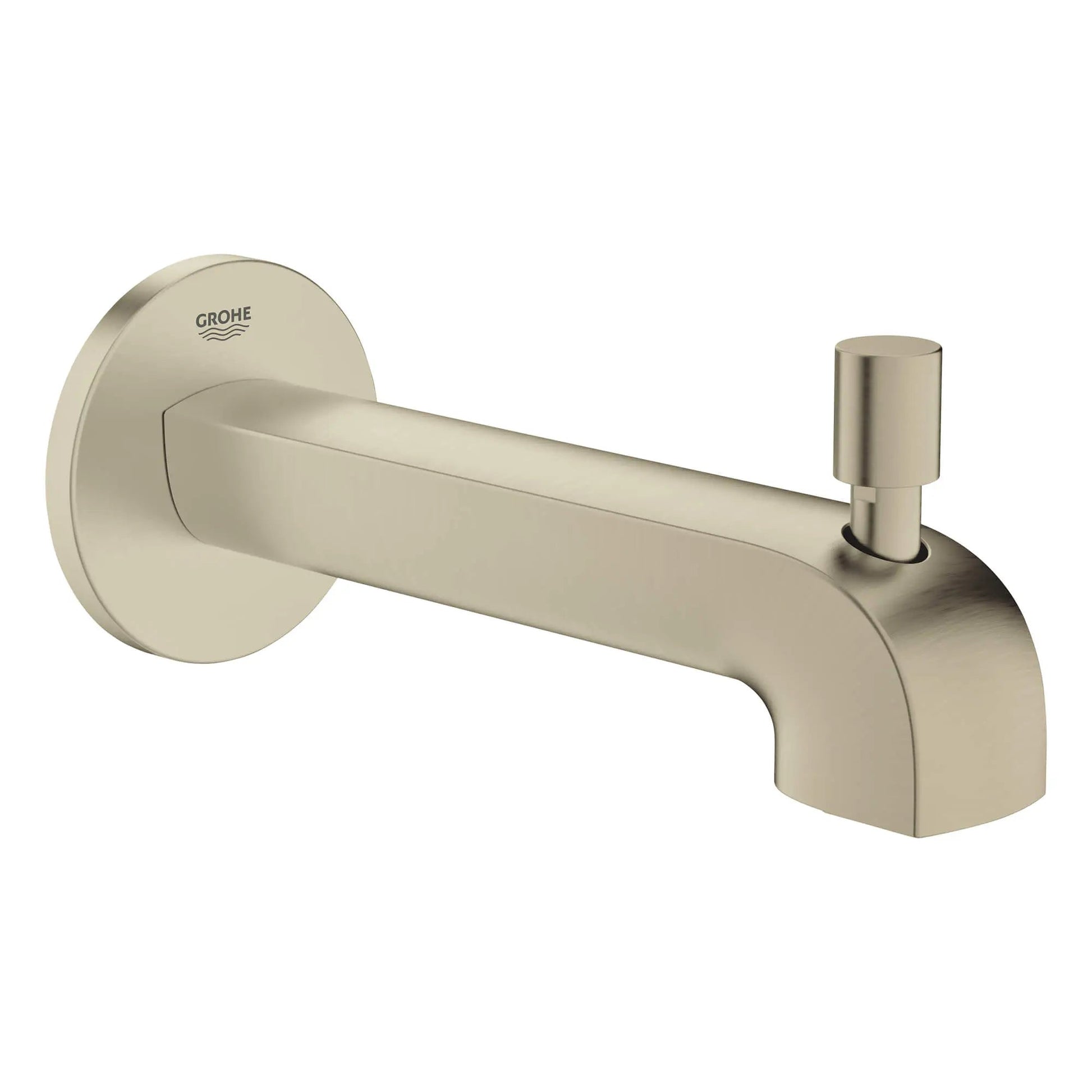 Grohe Defined Brass Construction Brushed Nickel Infinity Diverter Tub Spout